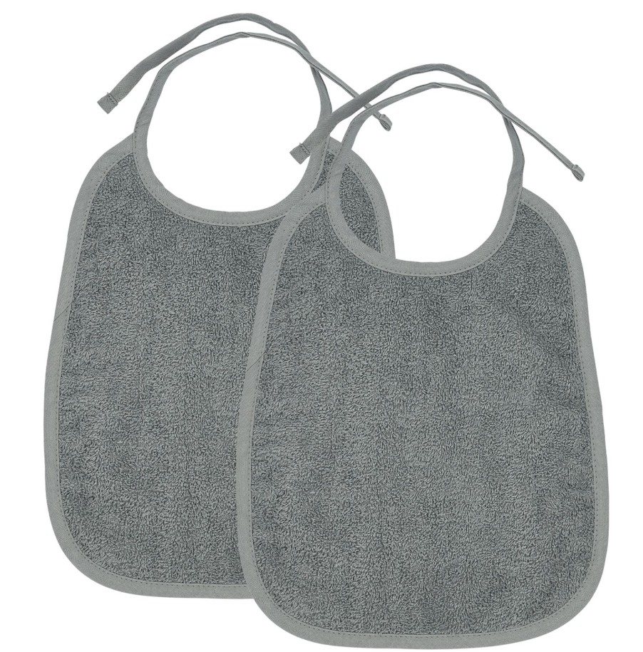 Thuis Meyco Baby | Slab 2-Pack Badstof Uni - Grey