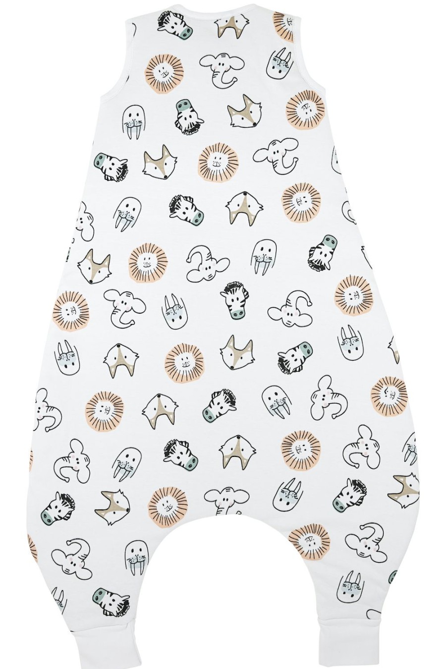 Slapen Meyco Baby | Baby Winter Slaapoverall Jumper Animal - Multicolour - 104Cm