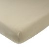 Slapen Meyco Baby | Hoeslaken Juniorbed Uni - Taupe - 70X140/150Cm