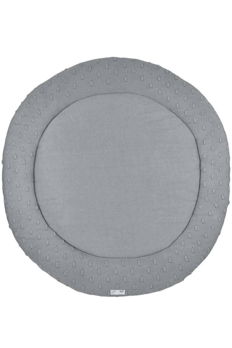 Thuis Meyco Baby | Boxkleed Rond Knots - Grey - 95Cm