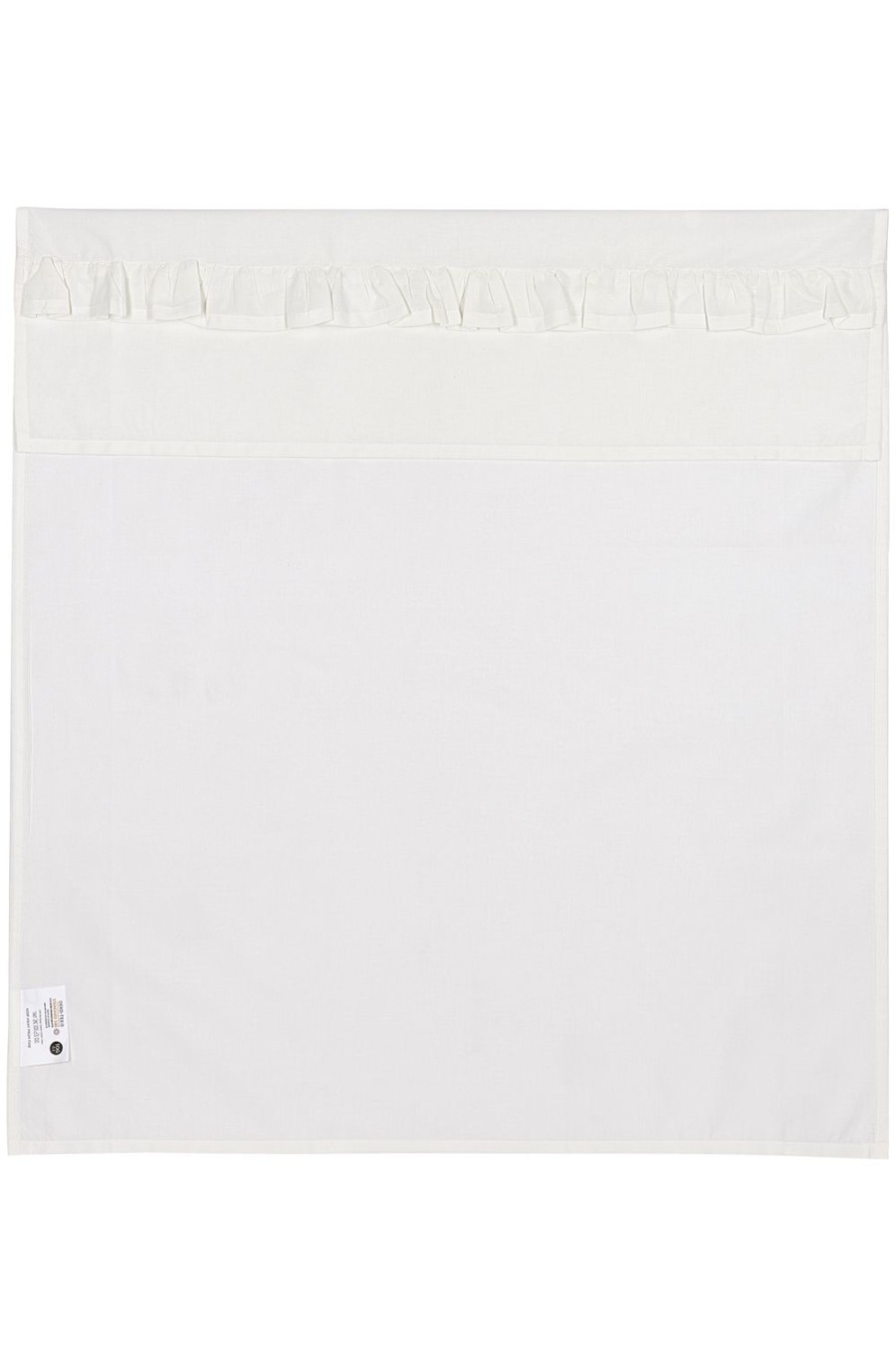 Slapen Meyco Baby | Ledikant Laken Ruffle - Offwhite - 100X150Cm