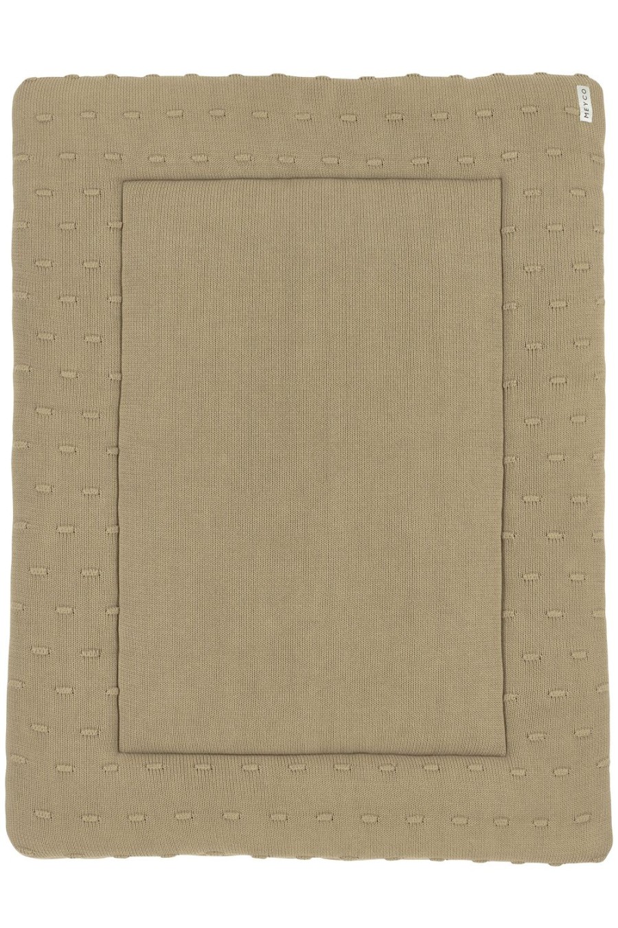 Thuis Meyco Baby | Boxkleed Knots - Taupe - 77X97Cm