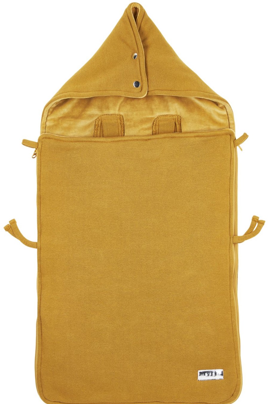 Onderweg Meyco Baby | Voetenzak Knit Basic - Honey Gold - 40X82Cm