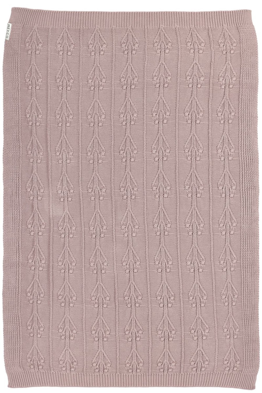 Slapen Meyco Baby | Ledikant Deken Romantic Flower - Lilac - 100X150Cm