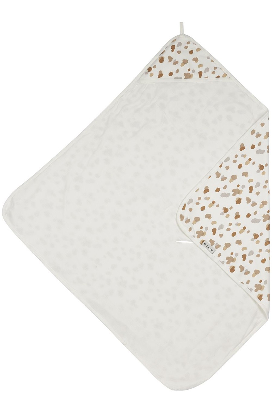 Verzorgen Meyco Baby | Badcape Stains - Neutral - 90X90Cm