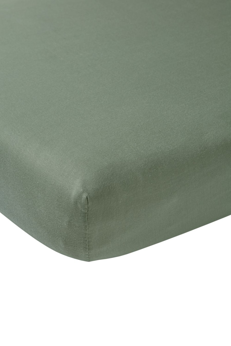 Thuis Meyco Baby | Hoeslaken Boxmatras Uni - Forest Green - 75X95Cm