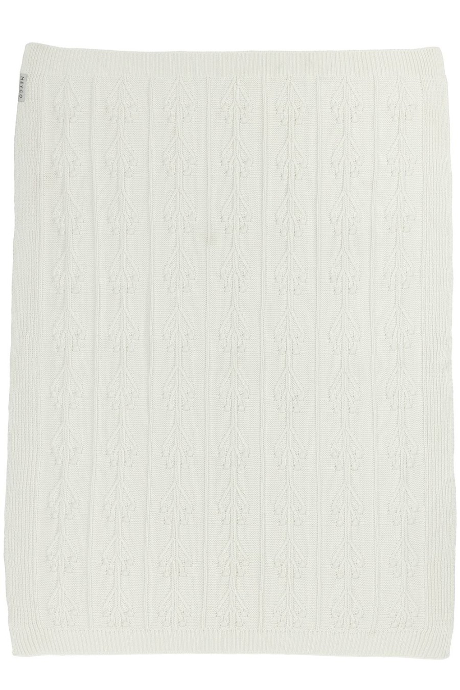 Slapen Meyco Baby | Wiegdeken Romantic Flower - Offwhite - 75X100Cm