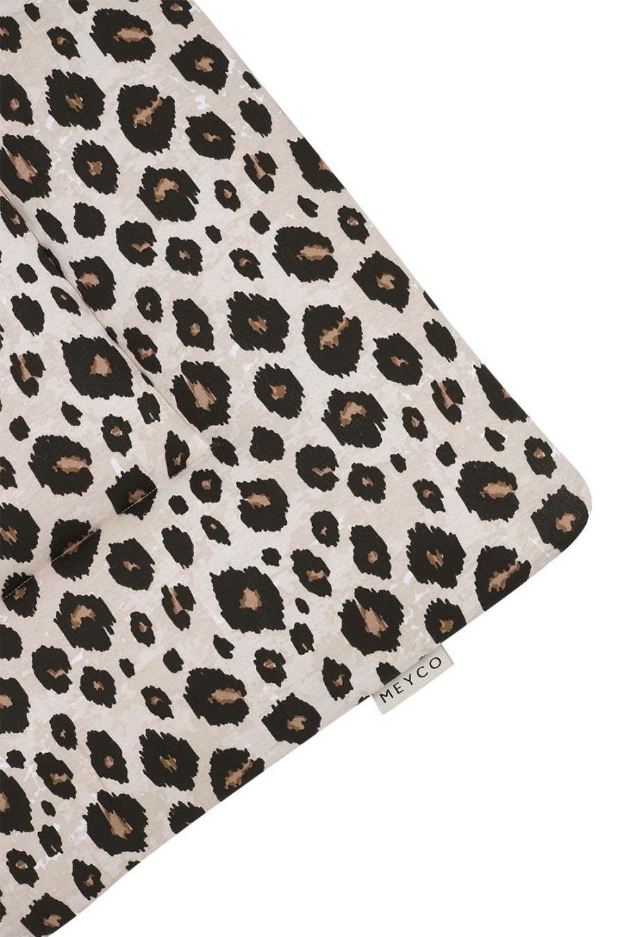 Thuis Meyco Baby | Boxkleed Leopard - Sand Melange - 80X100Cm