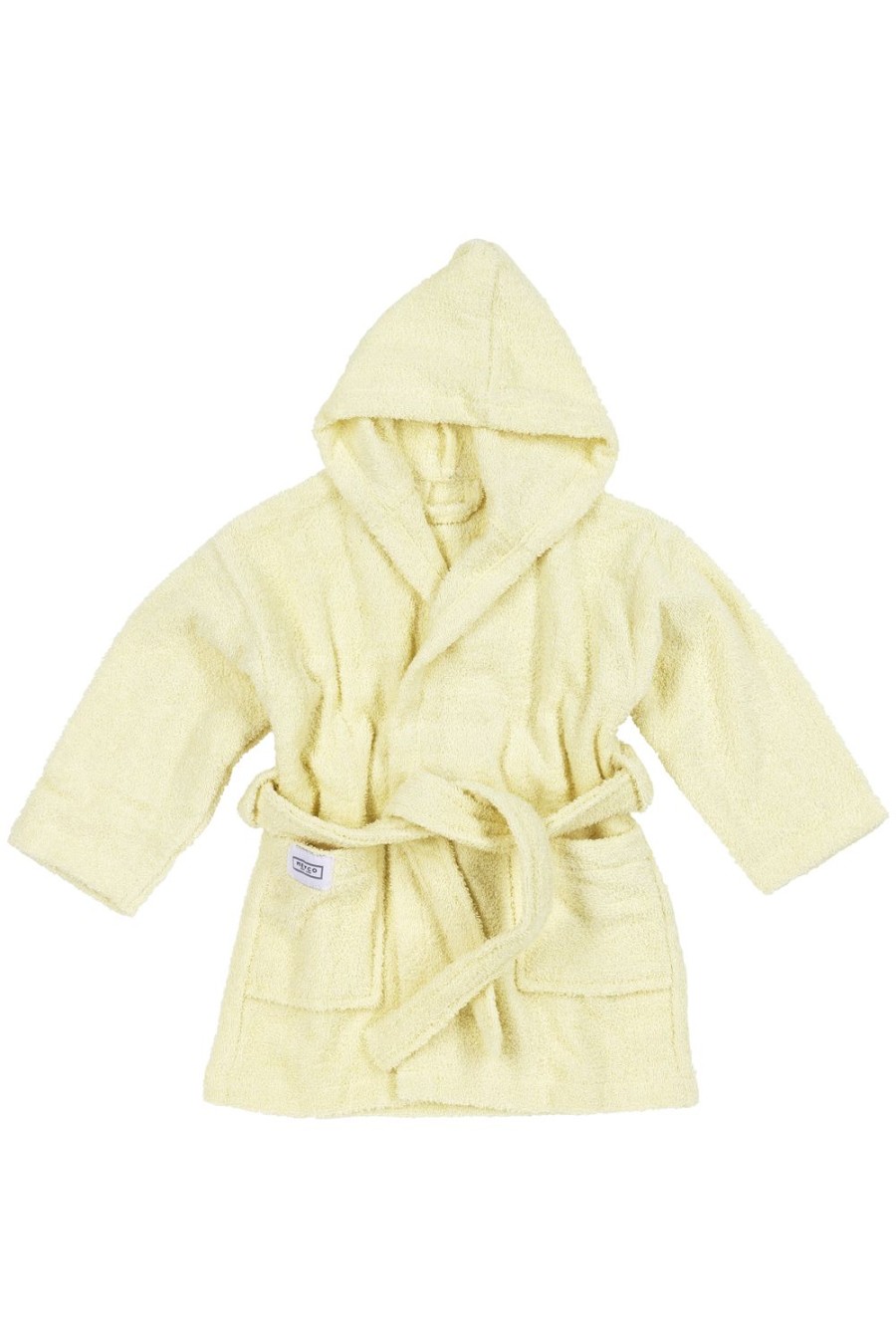 Verzorgen Meyco Baby | Badjas Badstof Uni - Soft Yellow - 98/104