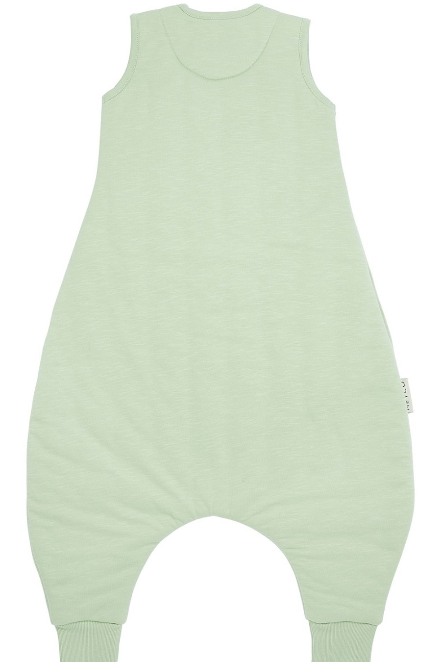 Slapen Meyco Baby | Baby Winter Slaapoverall Jumper Slub - Soft Green - 80Cm