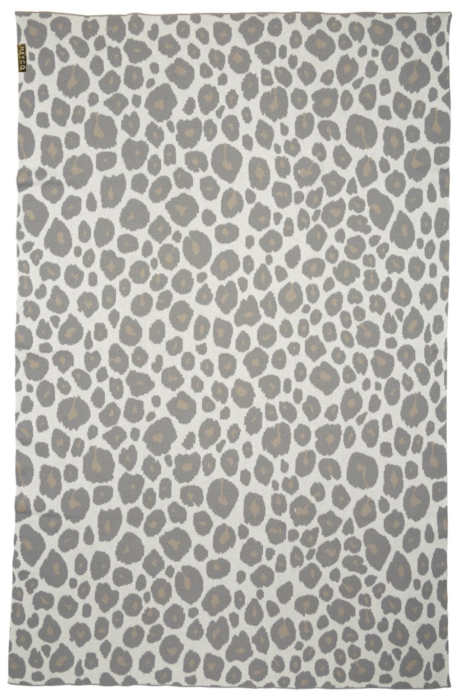 Slapen Meyco Baby | Wiegdeken Panter - Neutral - 75X100Cm