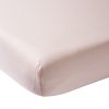 Slapen Meyco Baby | Hoeslaken Juniorbed Uni - Light Pink - 70X140/150Cm