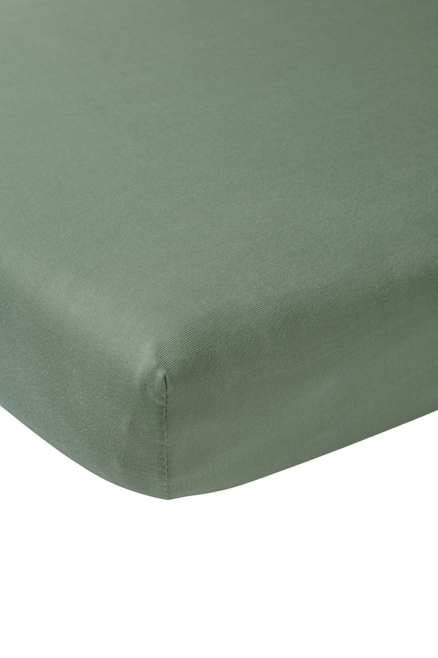 Slapen Meyco Baby | Hoeslaken Eenpersoonsbed Uni - Forest Green - 80X210/220Cm