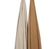 Verzorgen Meyco Baby | Swaddle 2-Pack Pre-Washed Hydrofiel Uni - Sand/Toffee - 120X120Cm