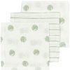 Verzorgen Meyco Baby | Monddoekjes 3-Pack Hydrofiel Dot Stripe - Soft Green - 30X30Cm