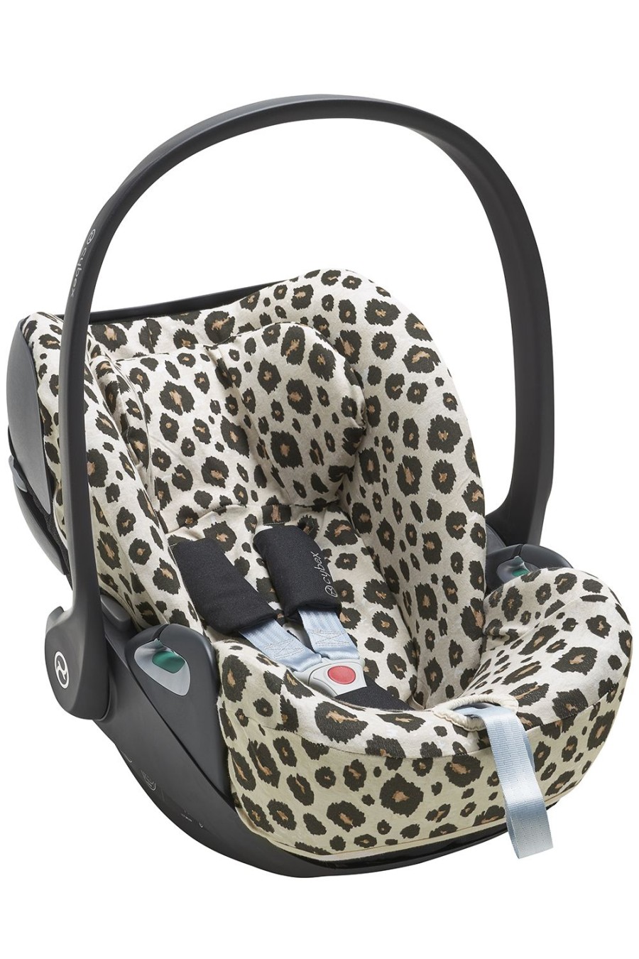 Onderweg Meyco Baby | Autostoelhoes Leopard - Sand Melange - Groep 0 Cloud Z