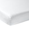 Slapen Meyco Baby | Hoeslaken Eenpersoonsbed Uni - White - 90X200Cm