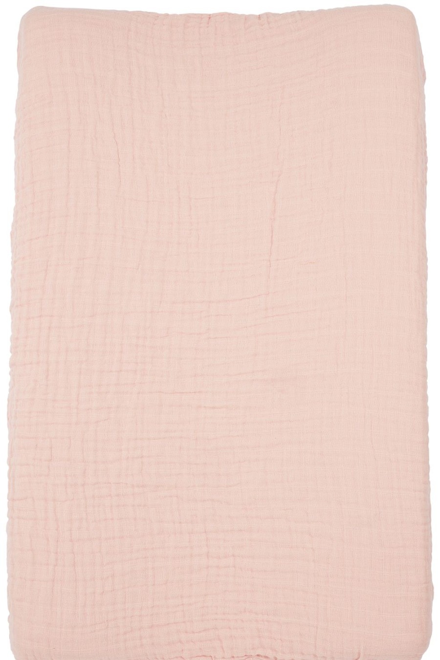 Verzorgen Meyco Baby | Aankleedkussenhoes Pre-Washed Hydrofiel Uni - Soft Pink - 50X70Cm