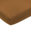 Slapen Meyco Baby | Hoeslaken Eenpersoonsbed Uni - Camel - 80X210/220Cm