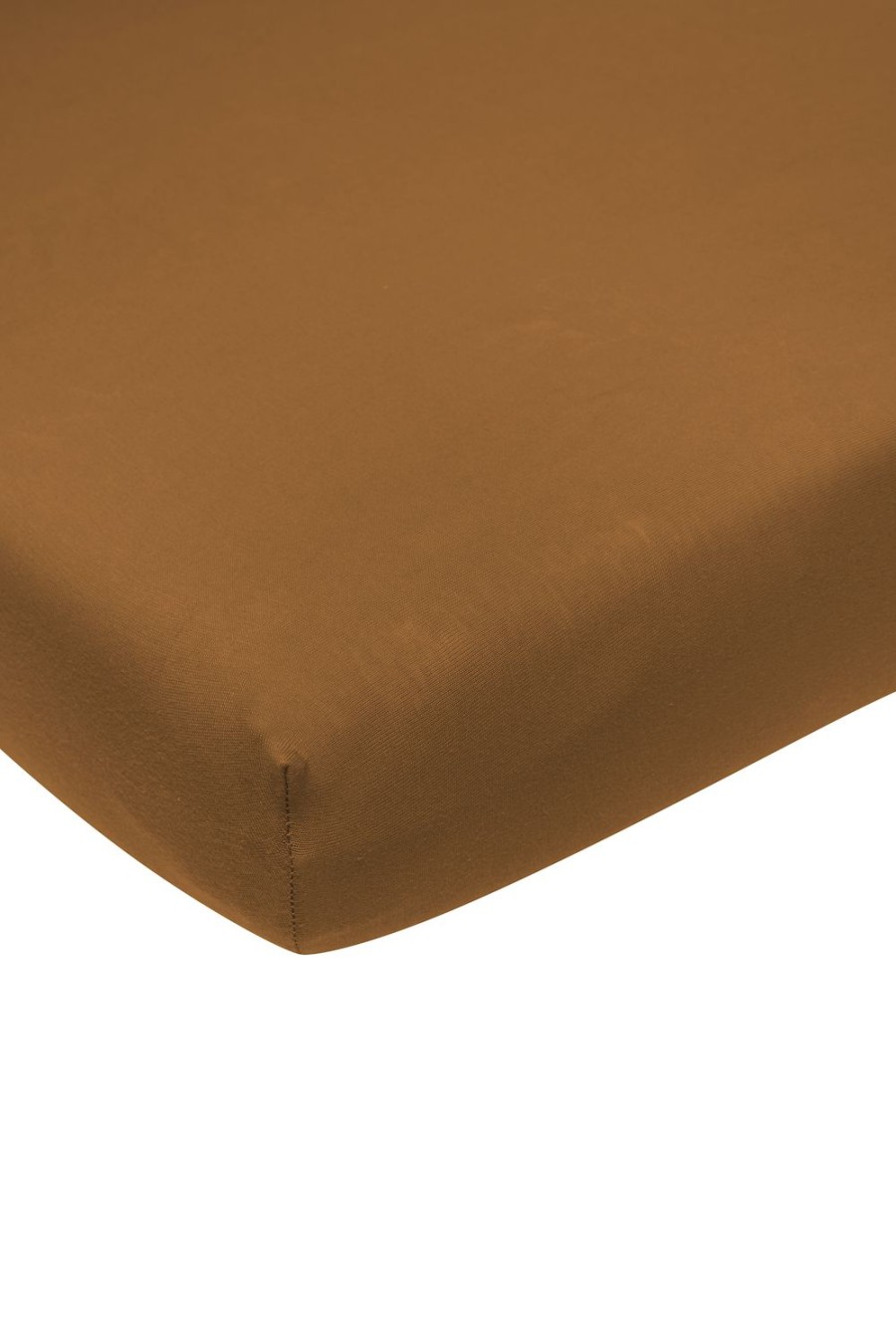 Slapen Meyco Baby | Hoeslaken Eenpersoonsbed Uni - Camel - 80X210/220Cm