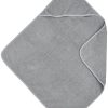 Verzorgen Meyco Baby | Badcape Badstof Uni - Grey - 75X75Cm