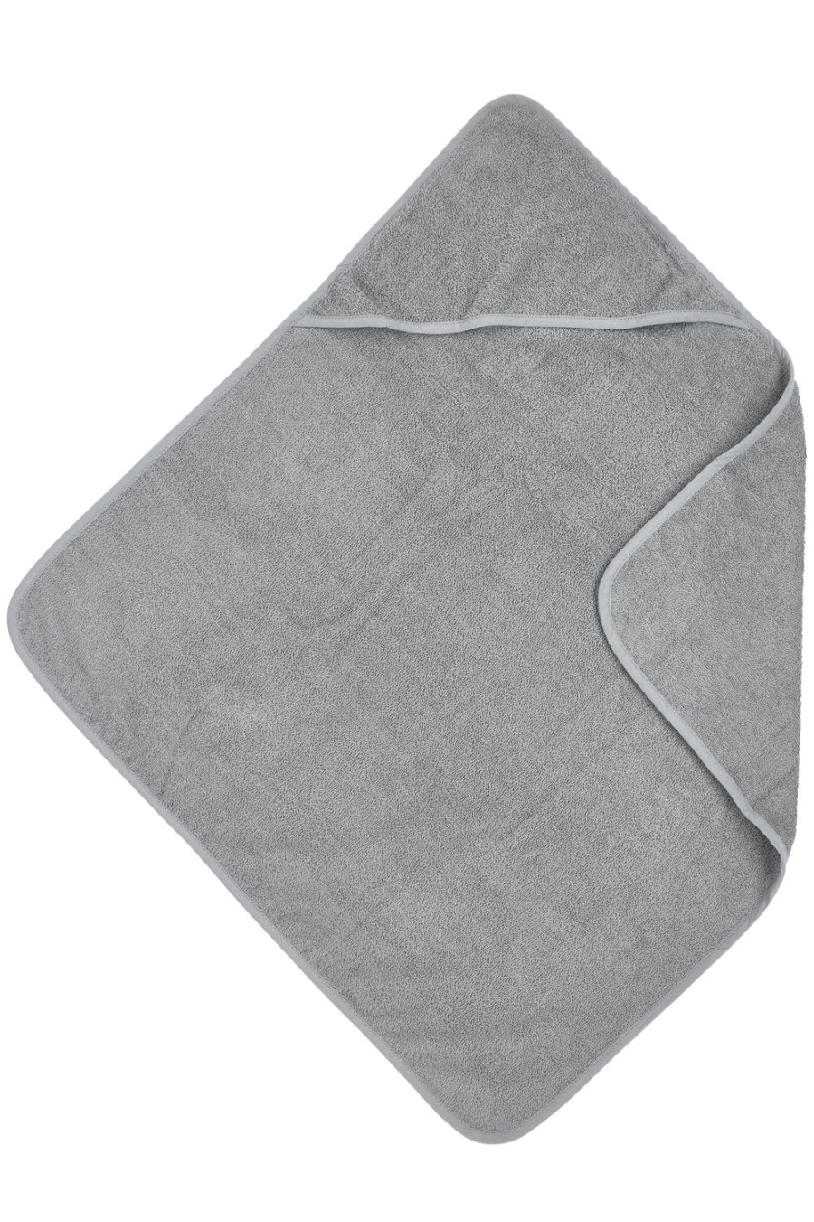 Verzorgen Meyco Baby | Badcape Badstof Uni - Grey - 75X75Cm