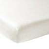 Slapen Meyco Baby | Hoeslaken Ledikant Uni - Offwhite - 60X120Cm