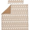 Slapen Meyco Baby | Dekbedovertrek Ledikant Ikat - Sand/Toffee - 100X135Cm