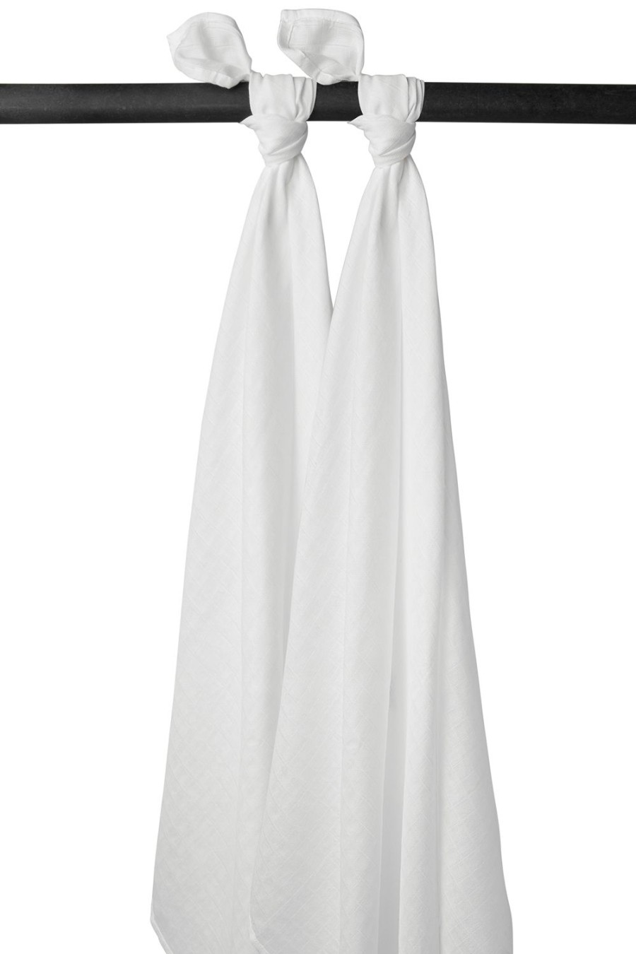 Verzorgen Meyco Baby | Swaddle 2-Pack Hydrofiel Uni - White - 120X120Cm