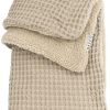 Slapen Meyco Baby | Ledikant Deken Wafel Teddy - Sand - 100X150Cm