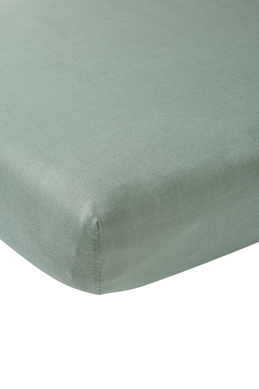 Slapen Meyco Baby | Hoeslaken Juniorbed Uni - Stone Green - 70X140/150Cm