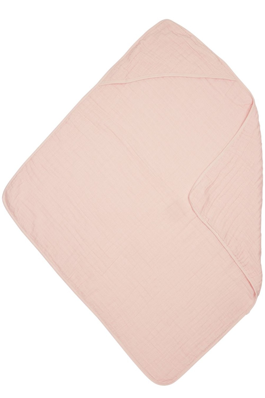 Verzorgen Meyco Baby | Badcape Pre-Washed Hydrofiel Uni - Soft Pink - 80X80Cm