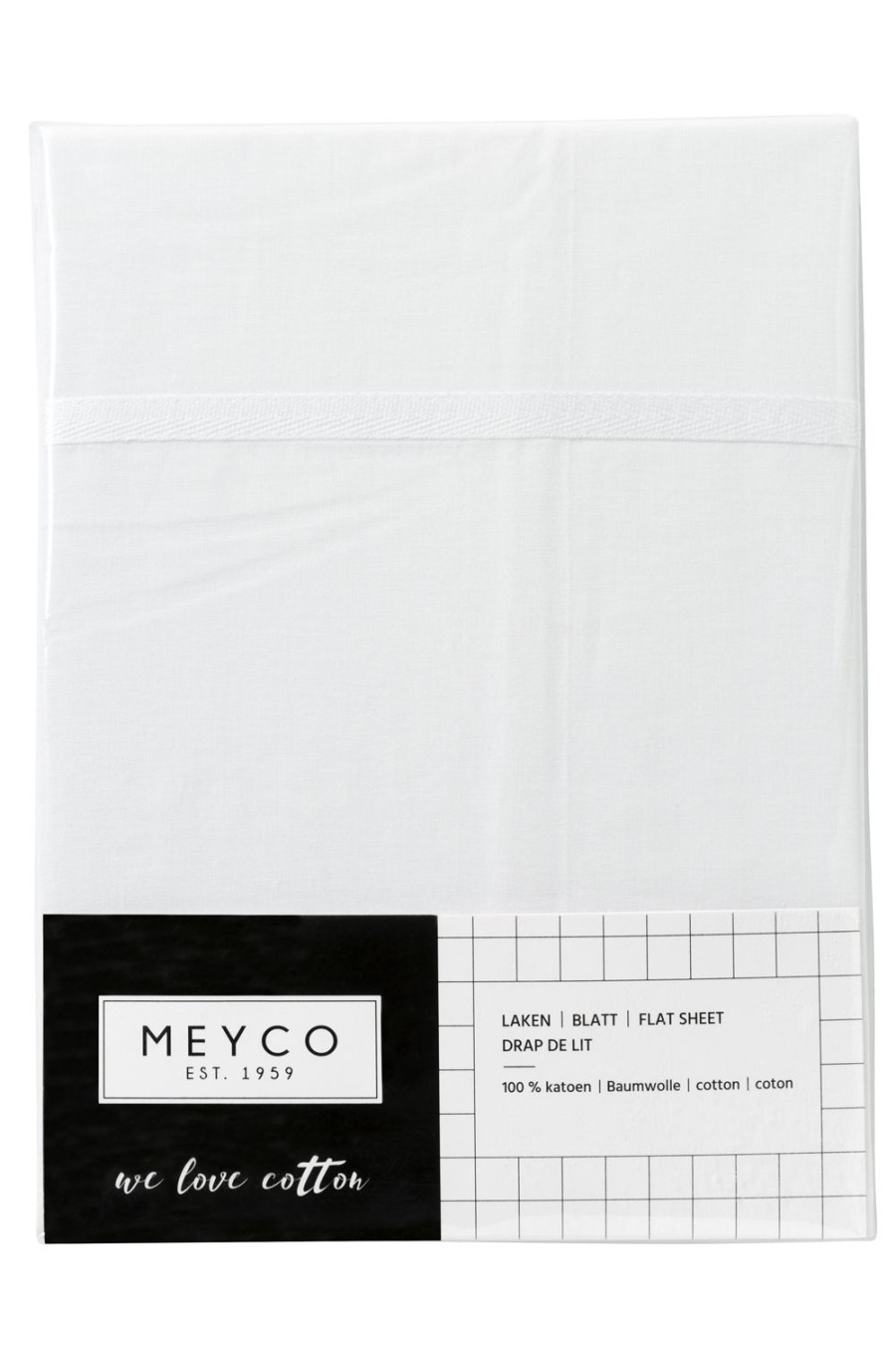 Slapen Meyco Baby | Wieglaken Bies - White - 75X100Cm