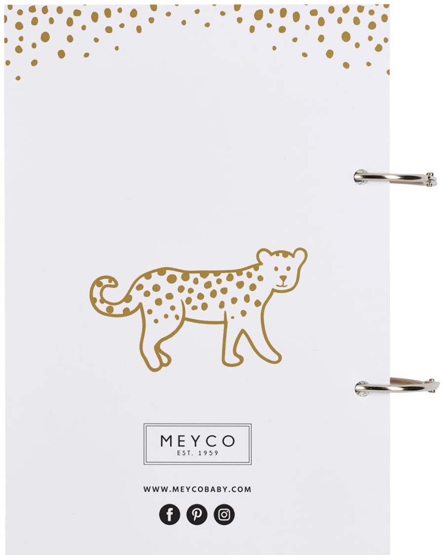 Thuis Meyco Baby | Geboortekaartjesbundel Cheetah - Honey Gold