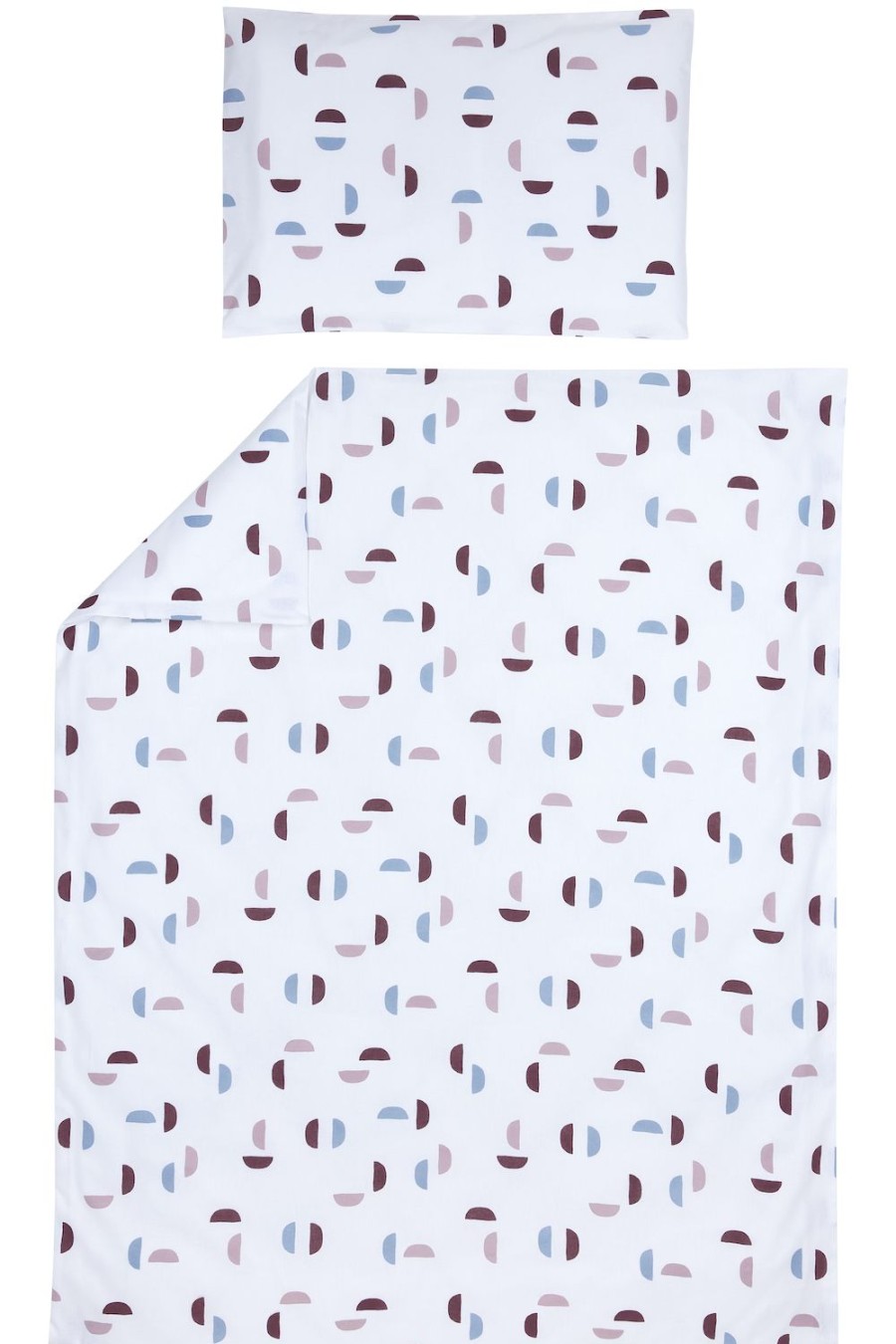 Slapen Meyco Baby | Dekbedovertrek Peuter Shapes - Lilac - 120X150Cm