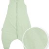 Slapen Meyco Baby | Baby Winter Slaapoverall Jumper Slub - Soft Green - 104Cm