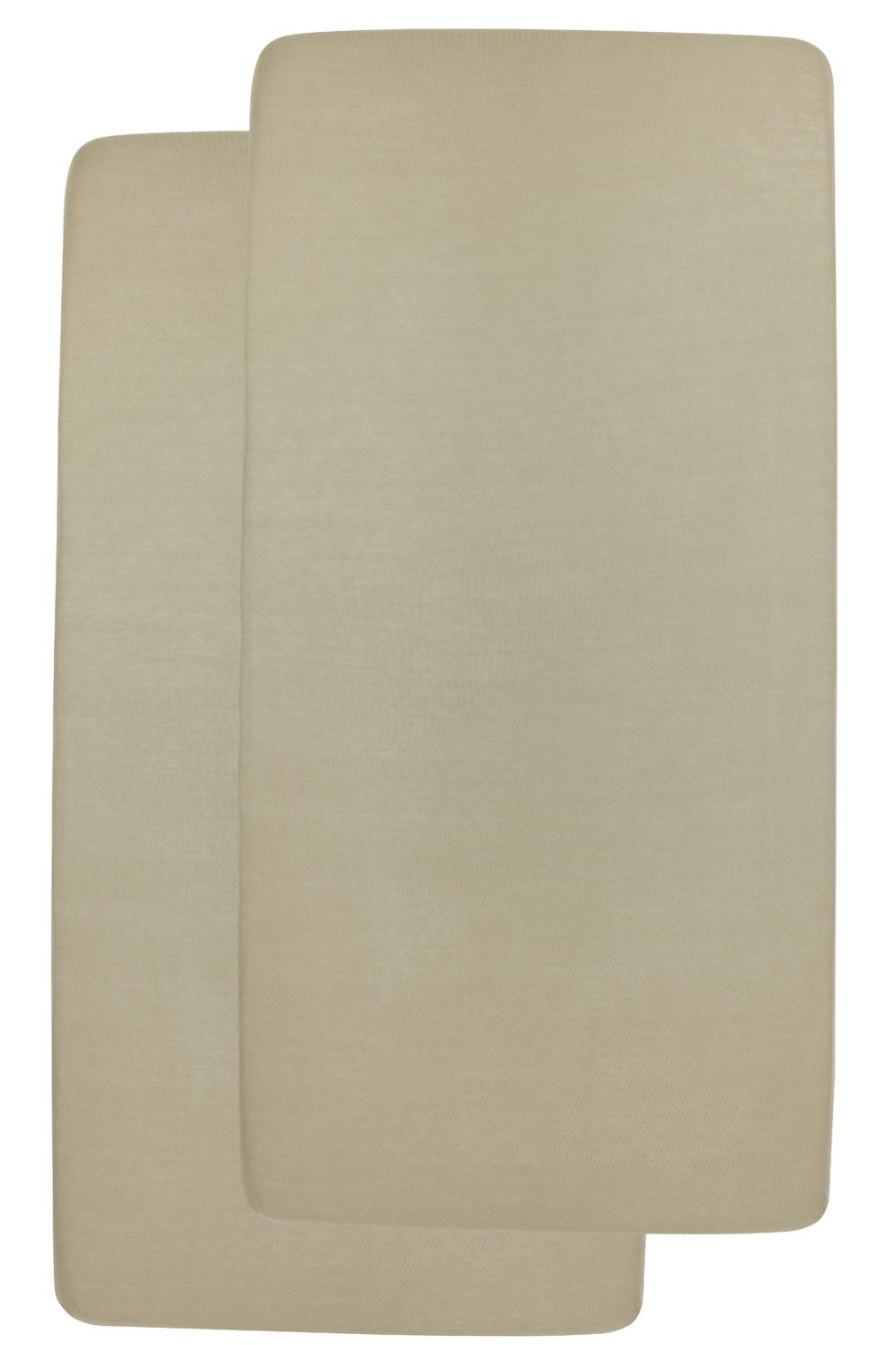 Slapen Meyco Baby | Hoeslaken Co-Sleeper 2-Pack Uni - Taupe - 50X90Cm