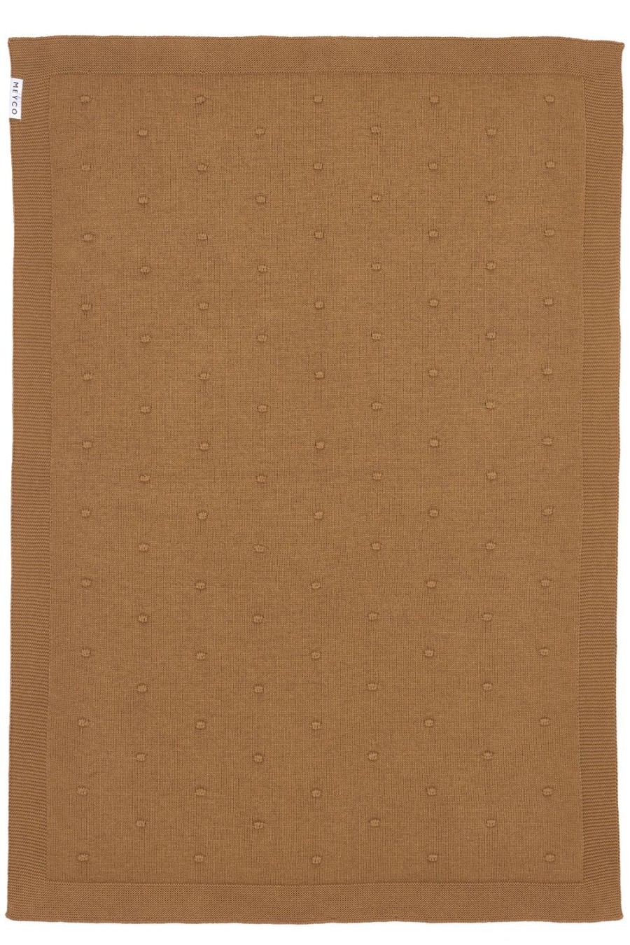 Slapen Meyco Baby | Wiegdeken Mini Knots - Toffee - 75X100Cm