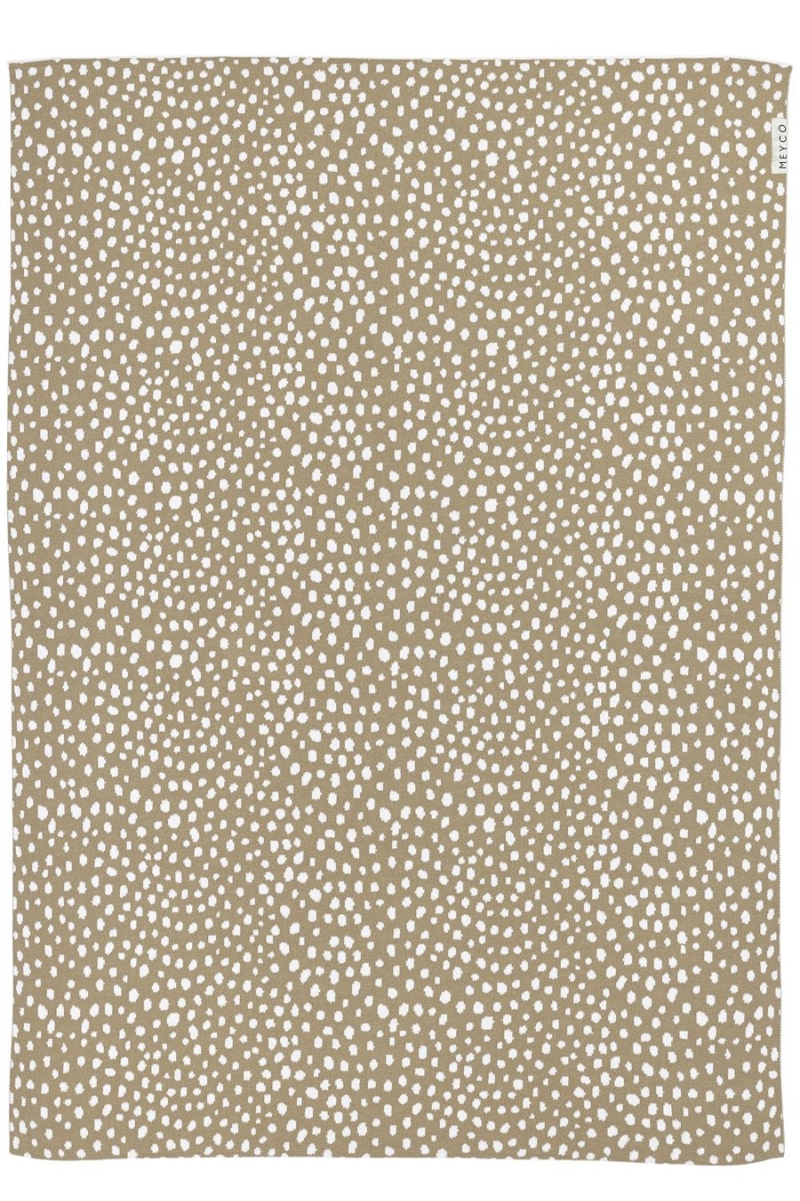 Slapen Meyco Baby | Wiegdeken Cheetah - Taupe - 75X100Cm