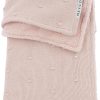 Slapen Meyco Baby | Wiegdeken Mini Knots Teddy - Soft Pink - 75X100Cm