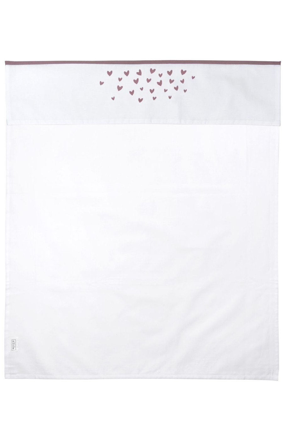 Slapen Meyco Baby | Ledikant Laken Hearts - Lilac - 100X150Cm