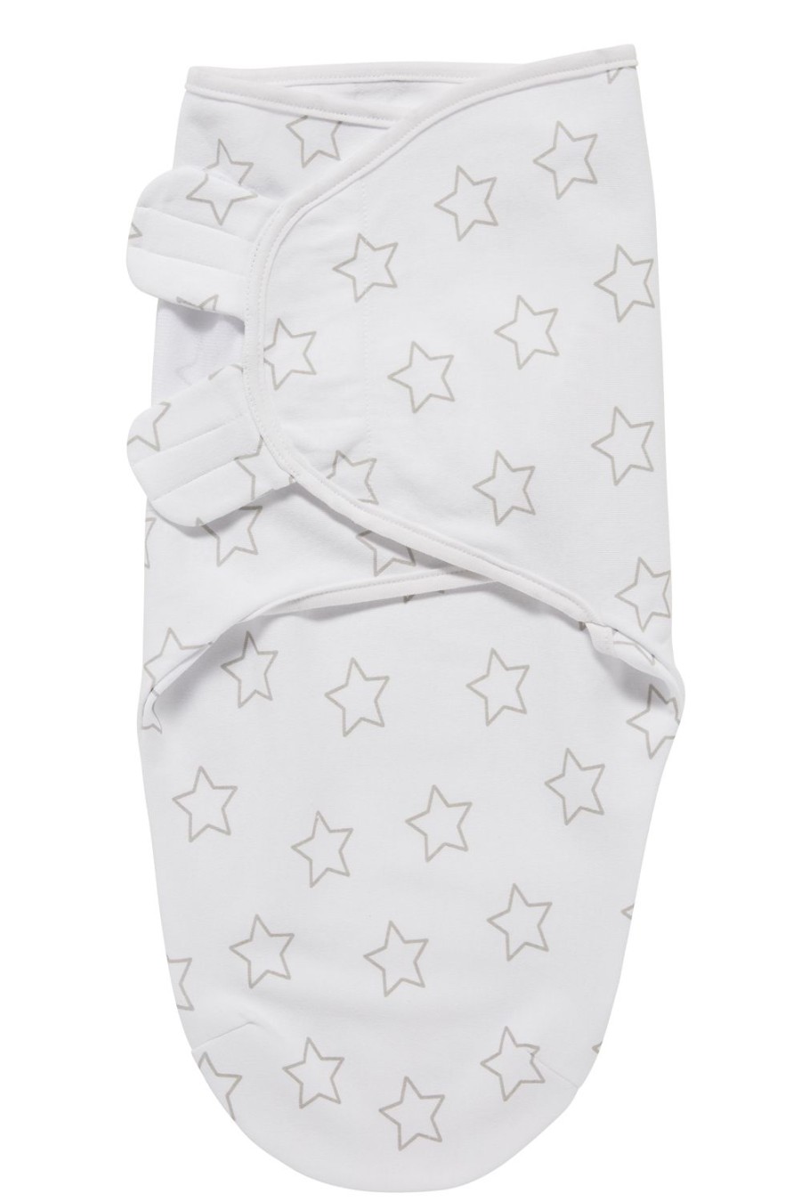 Slapen Meyco Baby | Swaddlemeyco Inbakerdoek Stars - Grey - 4-6 Maanden