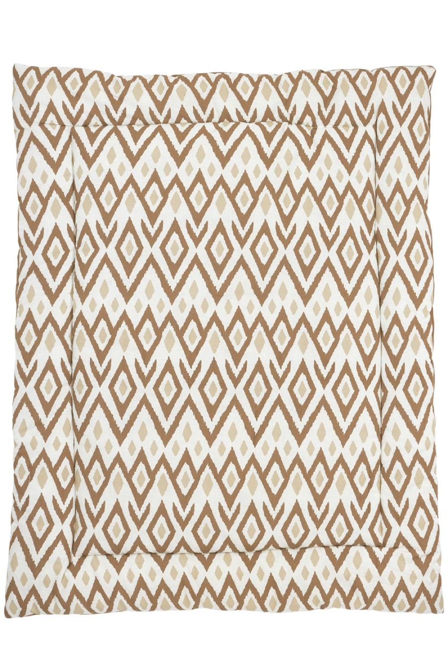 Thuis Meyco Baby | Boxkleed Ikat - Sand/Toffee - 80X100Cm