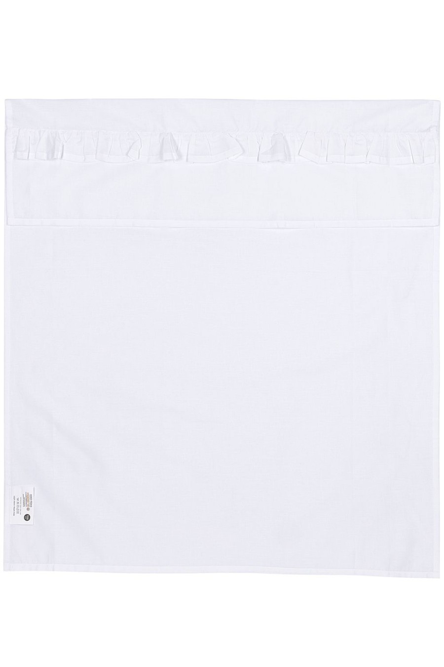 Slapen Meyco Baby | Ledikant Laken Ruffle - White - 100X150Cm