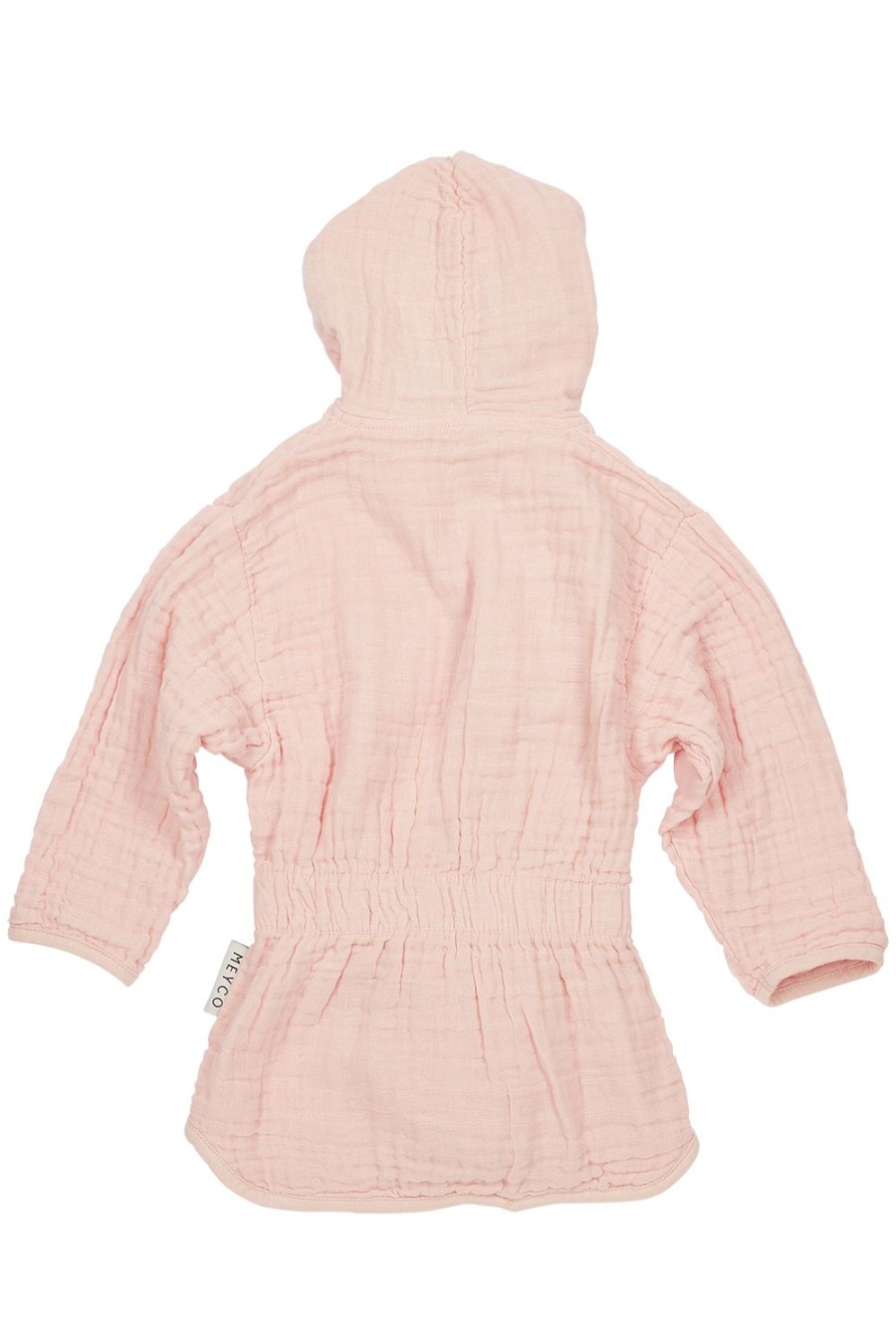 Verzorgen Meyco Baby | Badjas Pre-Washed Hydrofiel Uni - Soft Pink - 98/104