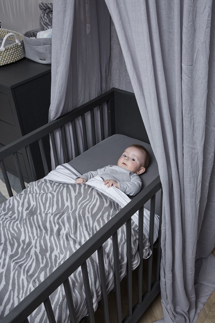 Slapen Meyco Baby | Klamboe Uni - Grey