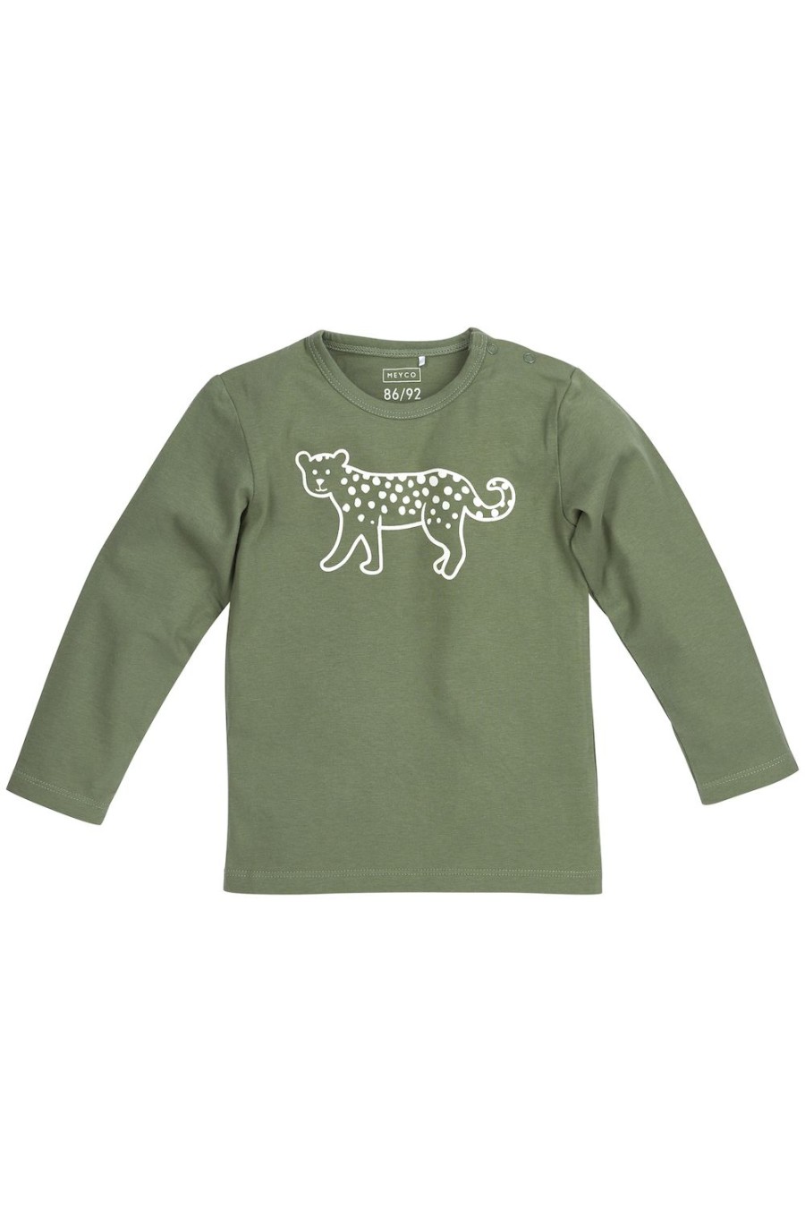 Slapen Meyco Baby | Pyjama 2-Pack Cheetah - Forest Green - 98/104