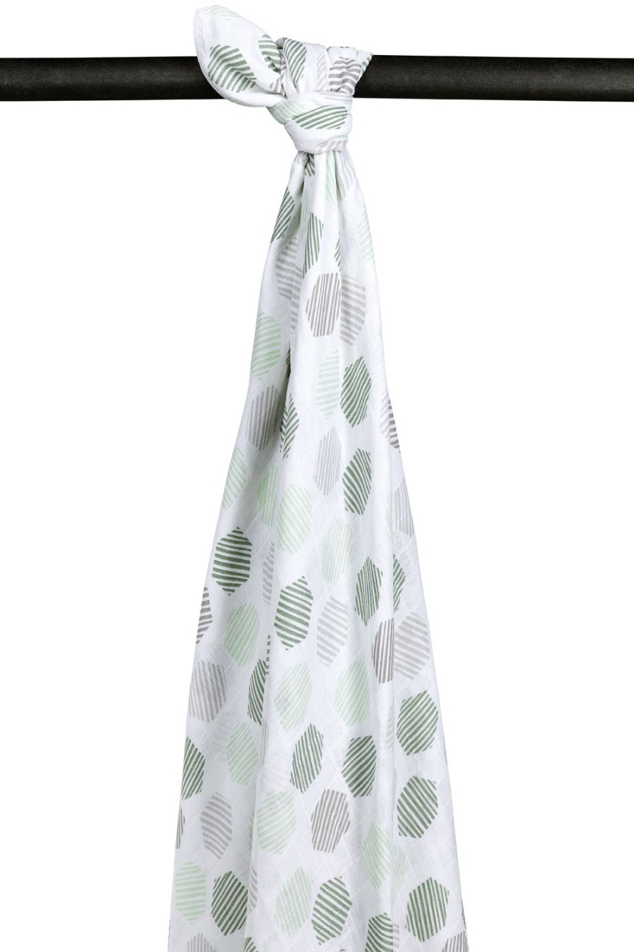 Verzorgen Meyco Baby | Swaddle Xl Hydrofiel Honeycomb - Forest Green - 140X200Cm