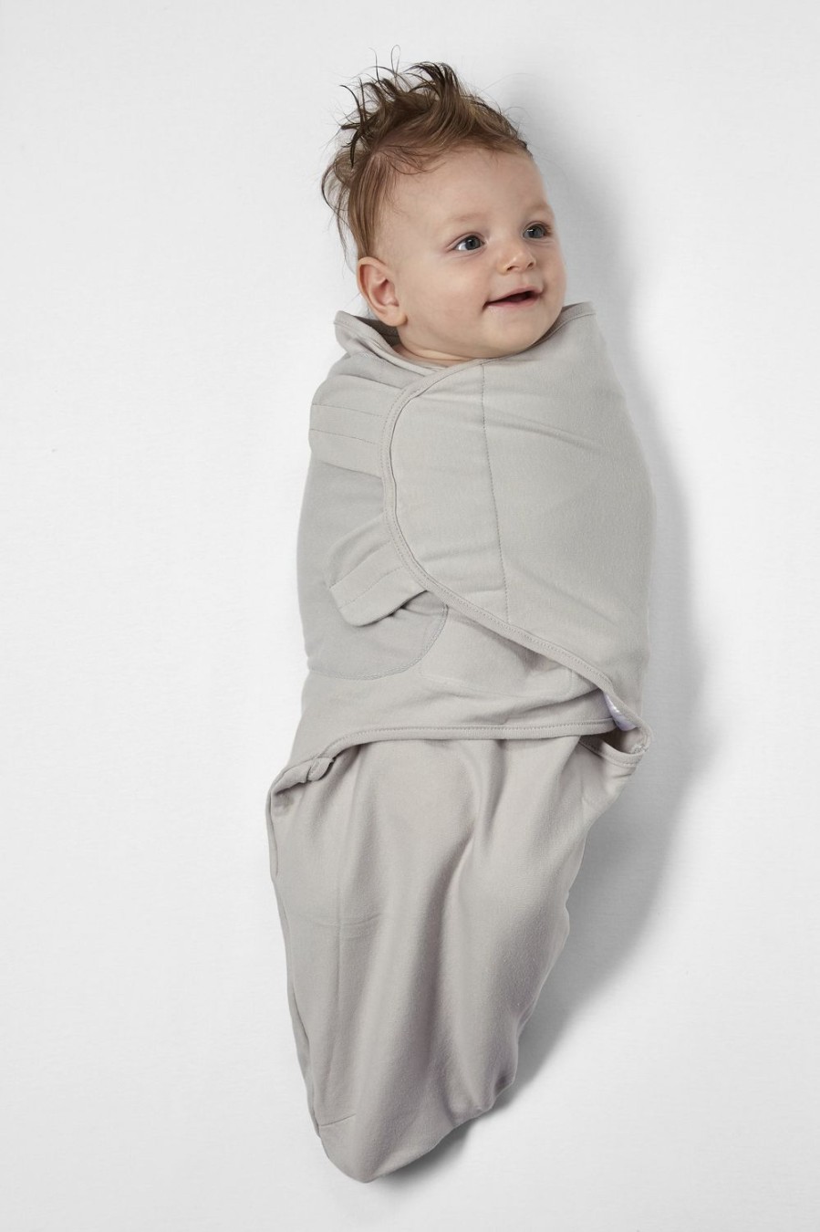 Slapen Meyco Baby | Swaddlemeyco Inbakerdoek Dubbellaags Uni - Grey - 4-6 Maanden