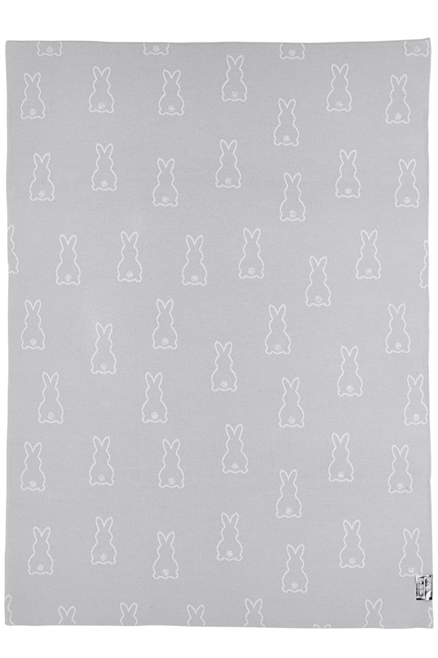 Slapen Meyco Baby | Wiegdeken Rabbit - Silver - 75X100Cm